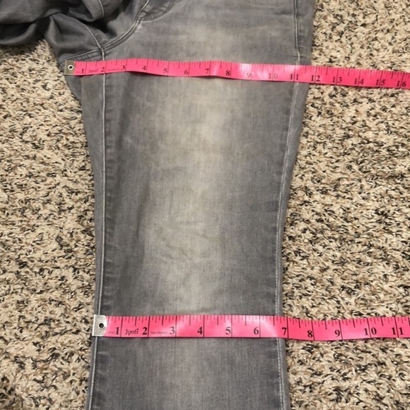 Athleta Sculptek Mid Rise Skinny Jeans Size 4 Gray - Picture 7 of 9